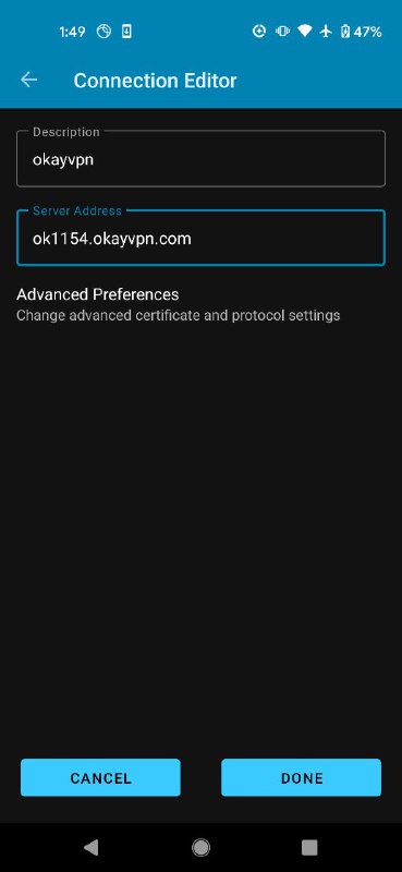 okayvpn-anyconnect vpn