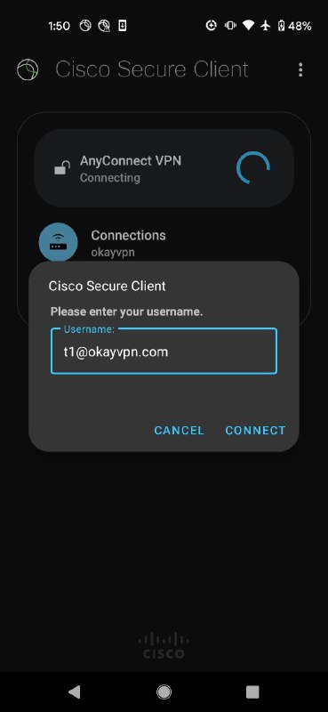 okayvpn-anyconnect vpn