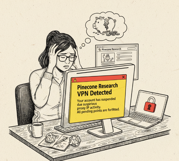 How to bypass Pinecone Research VPN Bans with real residential vpn proxy