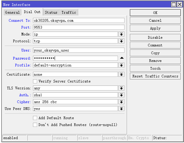 How to Set Up OkayVPN on a MikroTik Router
