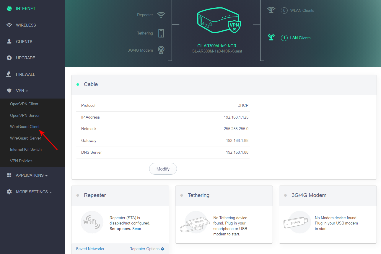 How to Set Up residential vpn wireguard on GL.iNet Router