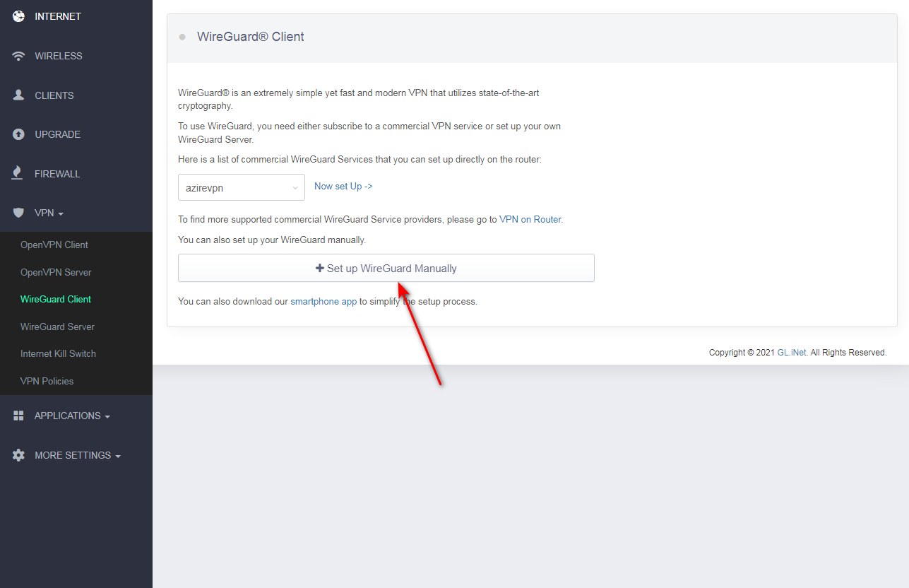 How to Set Up residential vpn wireguard on GL.iNet Router