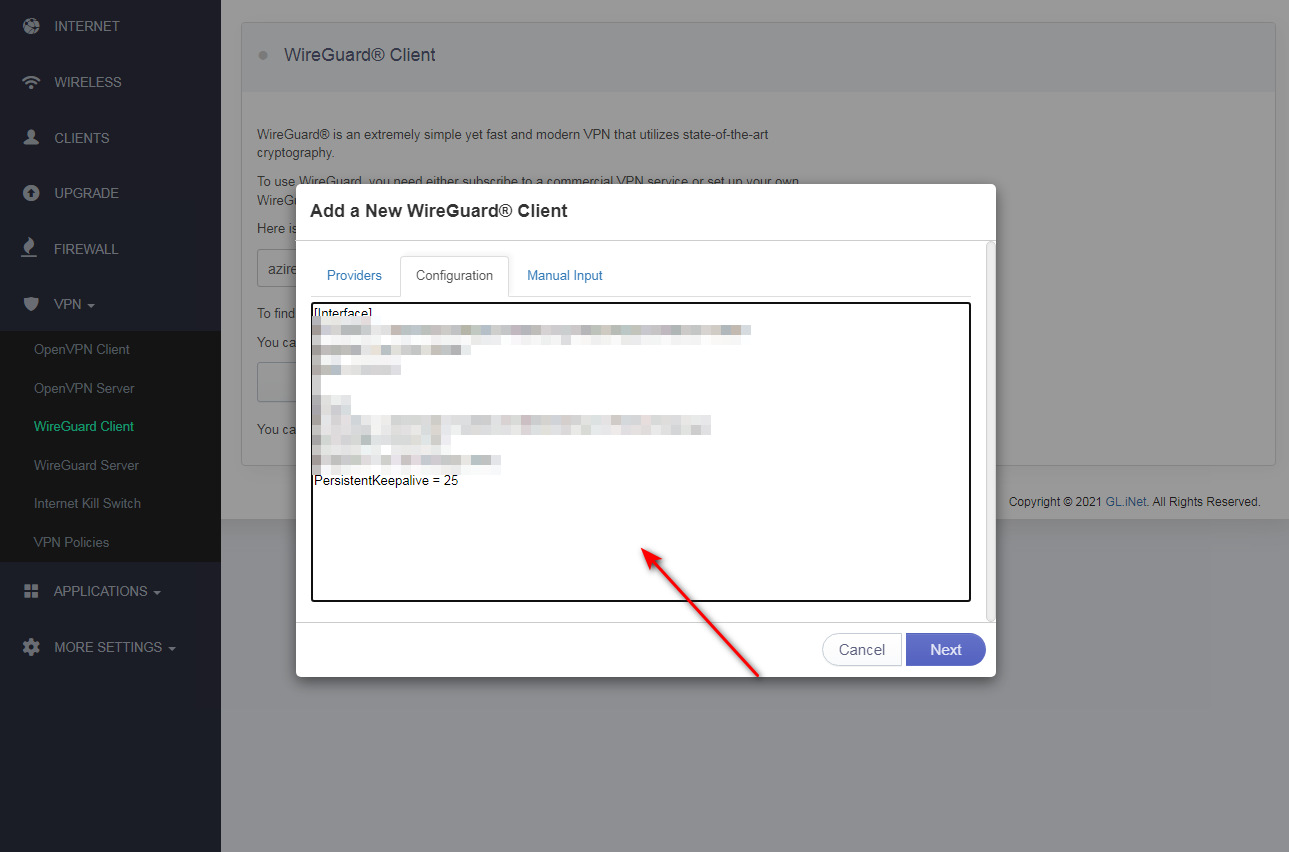 How to Set Up residential vpn wireguard on GL.iNet Router